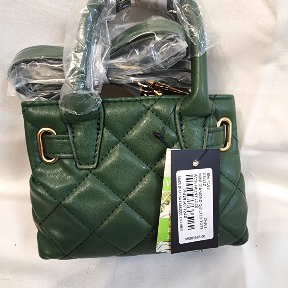 Bagley Mischka Mini Diamond Quilt bag - Picture 2 of 4